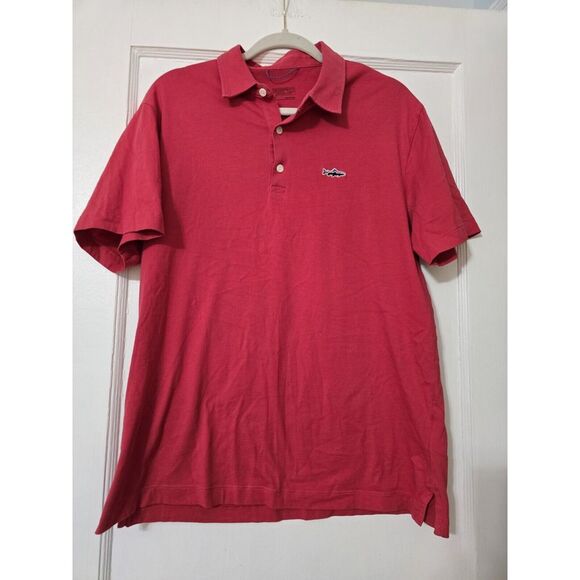 Patagonia Other - Patagonia Polo Shirt Red Rust Colored Short Sleeve Shark Logo Golf Mens M Medium